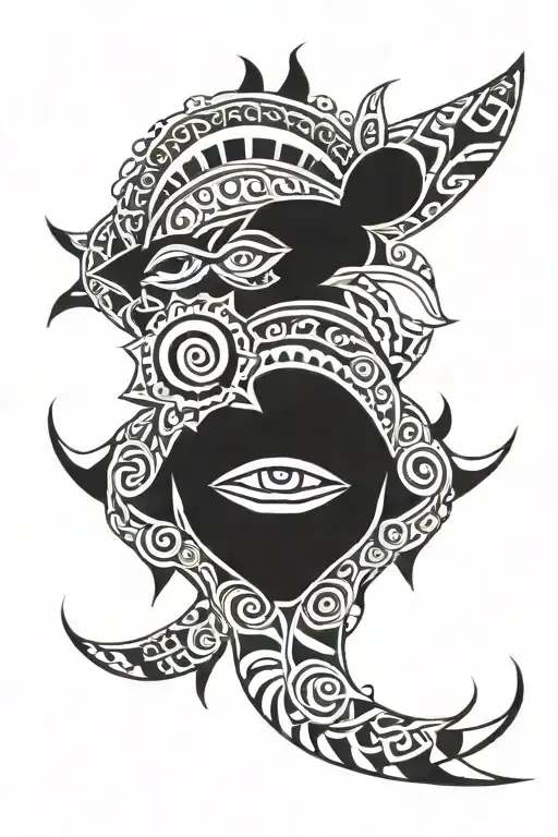 Kikuyu Tribe Style Black