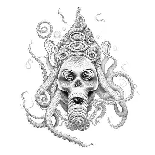 African Sea Witch With Tentacles