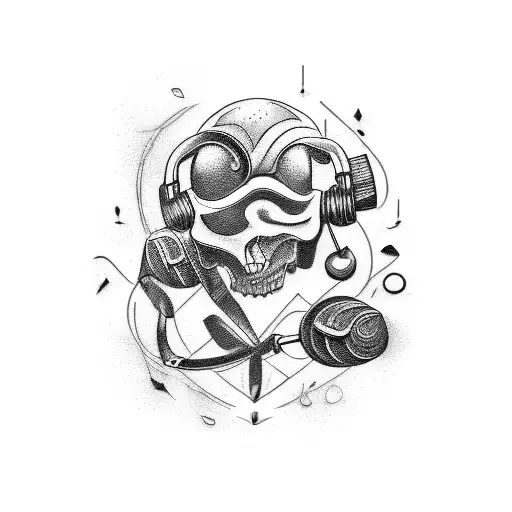 Combine Your Love For Sports And Music In A Tattoo Design
