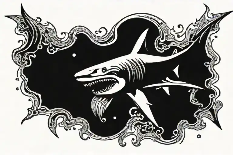 Shark Shooting Laser