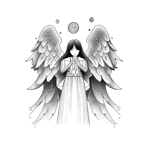 Angel With Tears On A Cloud