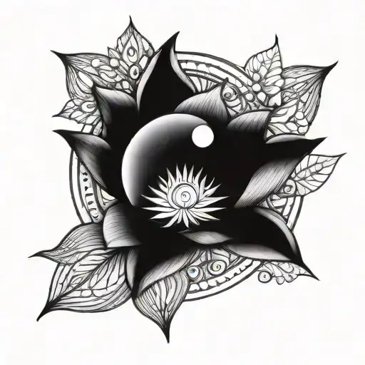 Lotus With Eyeball Inside