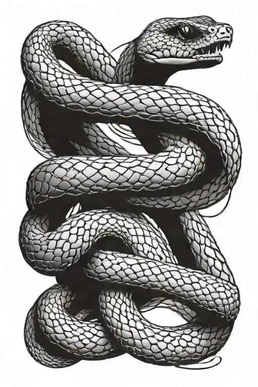 Snake Wrapped