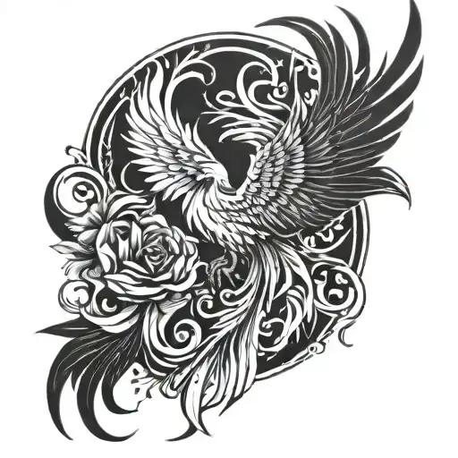 Phoenix Rising From The Ashes