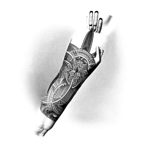 Unique Religious Forearm Sleeve