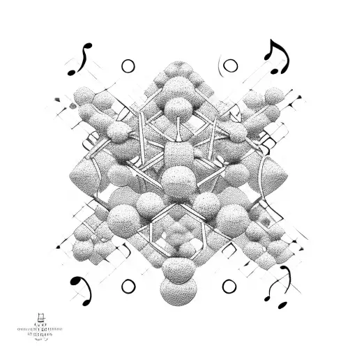 Dna Molecule Made Of Music Notes