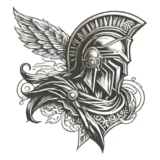Spartan Tattoo Design