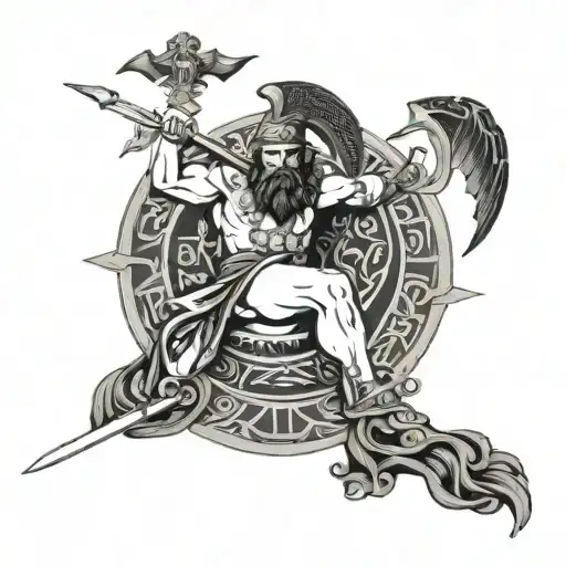 Greece God Of Warriors