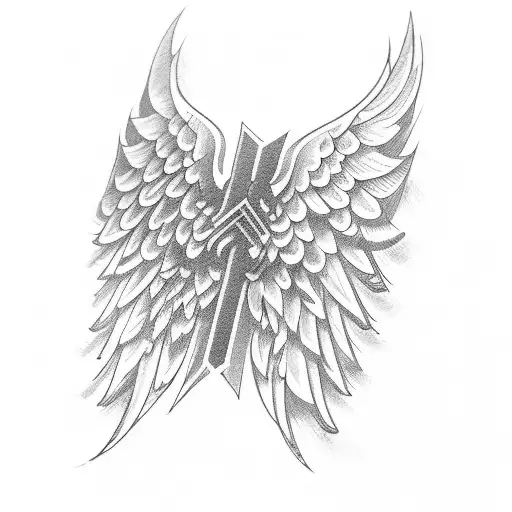 Wing With Letters D A S