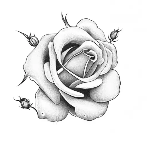 2 Wild Rose For Forearm
