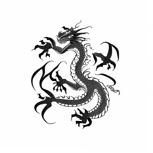 Dragon And Centipede