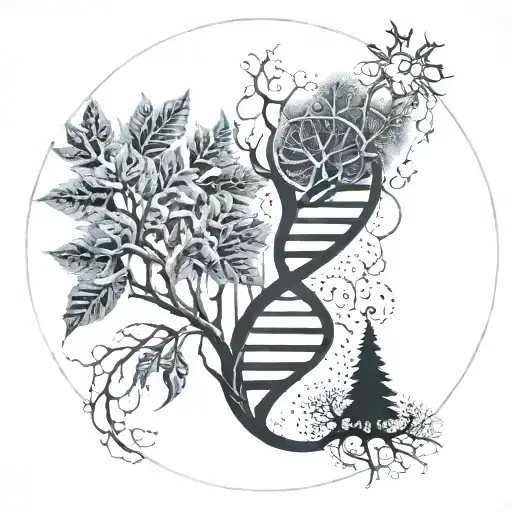 Dna And Tree Growing