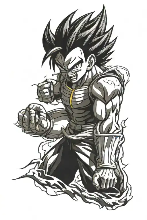 Vegeta Screeming