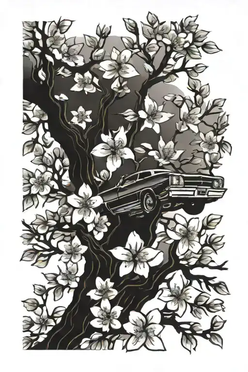 1969 Chevelle Ss Cherry Blossom Tree