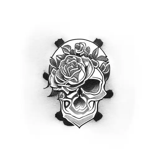 Skull And Roses