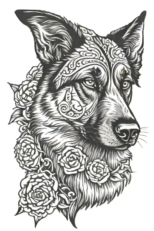 German Shepherd Gemini Sign