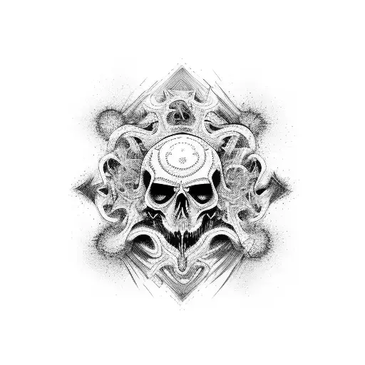 An Abstract Representation Of Chaos And Madness