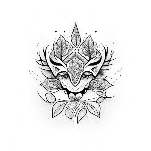 Vertical Tattoo Nature