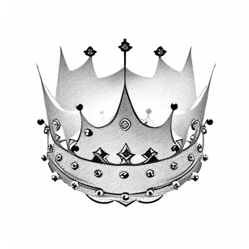 Number 7 With A Crown On Top