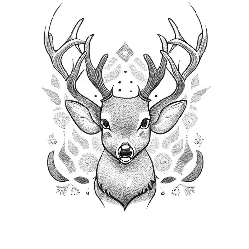 Cartoon Cute Delicade Deer