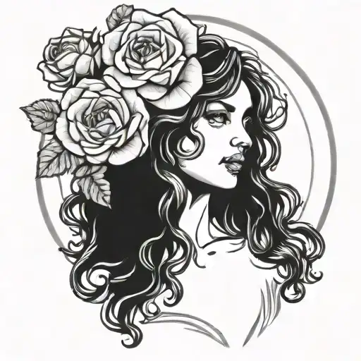 Aphrodite With Rose