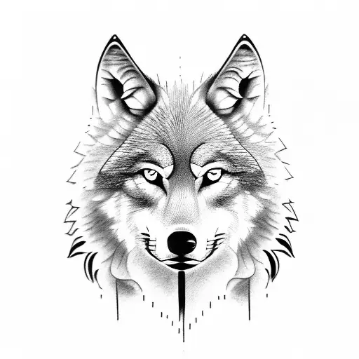 Wolf Face From The Side