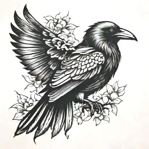 Raven On Chest