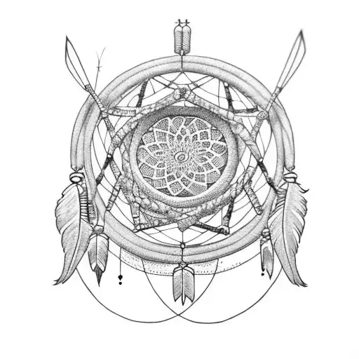 Dreamcatcher With A Cozy Bed Inside