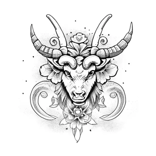 Aries And Scorpio With Flowers