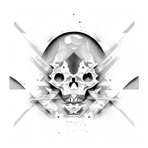 An Abstract Representation Of Chaos And Madness