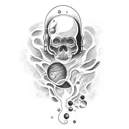 Transition Between Space And Underwater