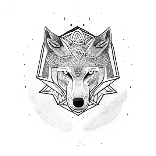 Geometric Viking Wolf Armor