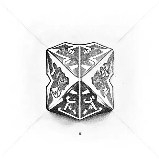 Dice On Playingcards