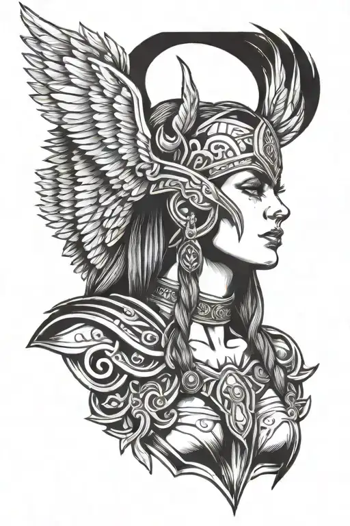 Valkyrie Warrior Chest And Head Earing