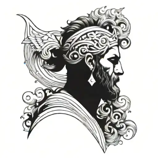 Roman God Of Music Simple