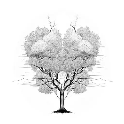 A Tree Turning Into A Circuit Diagram