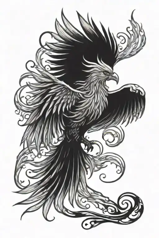 Phoenix Rising From The Ashes