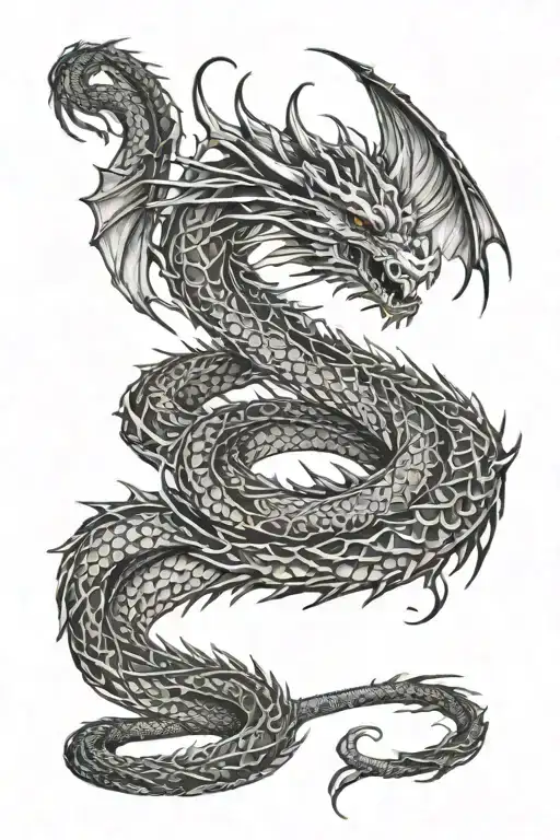 Dragon Long Tail Wrapped