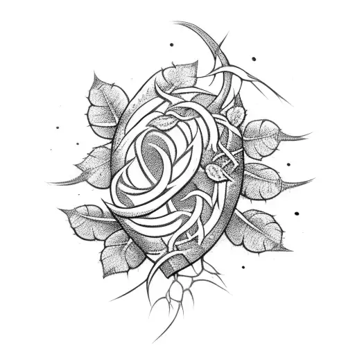 Thorny Vine With Goodness And Evil