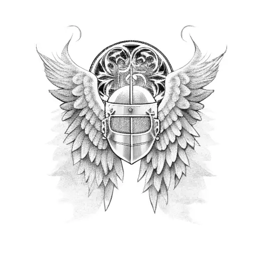 Knight With Angel Wings