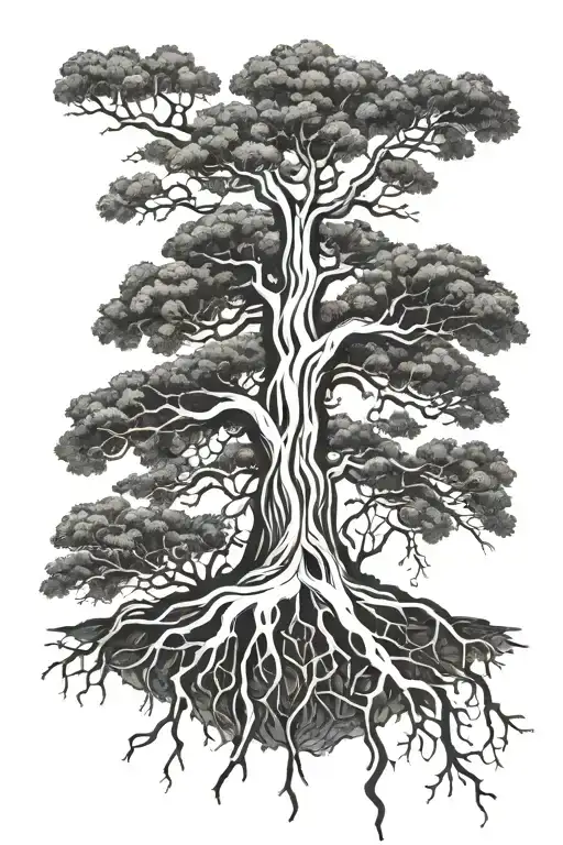 Tree With Deep Roots