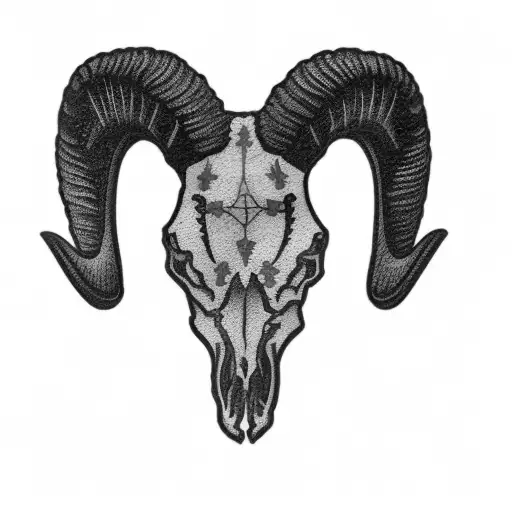 A Ram Skull