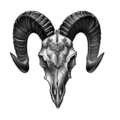 A Ram Skull