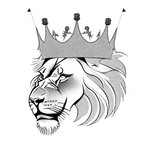 Lion With Crown