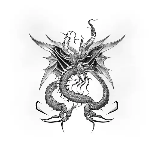 Scorpion Dragon Wings