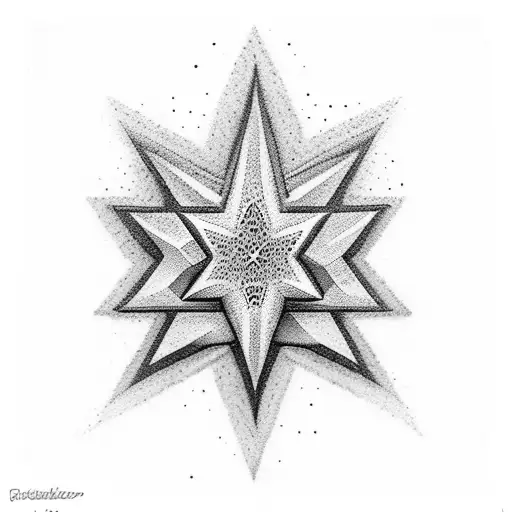 Realistic Star Pointillism