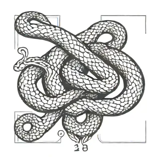 9-20-18 In Roma Numeral Date With Snake Intertwined