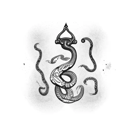 Libra Scale With Snake