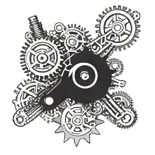 Incorporate Mechanical Gears And Tools Into A Car Engine Design