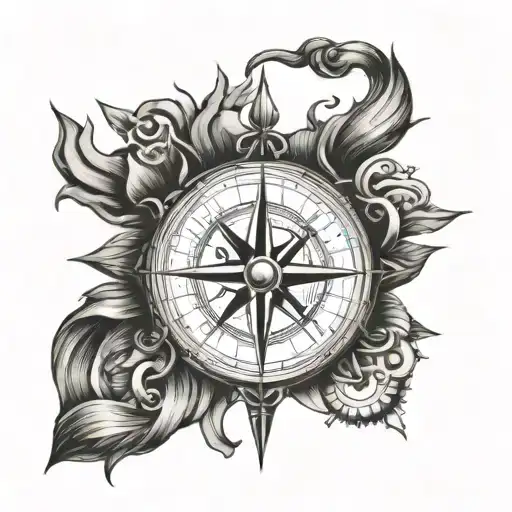 Nautical Compass Combined